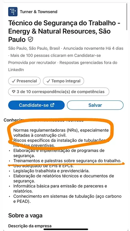Proposta de Treinamento NR 35 Fechada com Sucesso